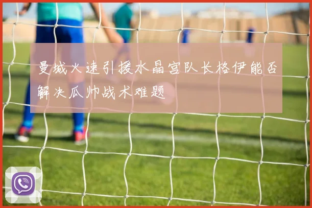 曼城火速引援水晶宫队长格伊能否解决瓜帅战术难题